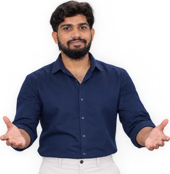 Rakesh Bandari explaining Social Media Marketing Freelancer in Hyderabad